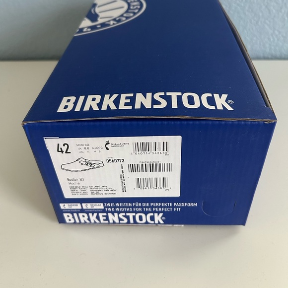 Mocha Suede Birkenstock Boston Clogs - EU 42 - Picture 6 of 6